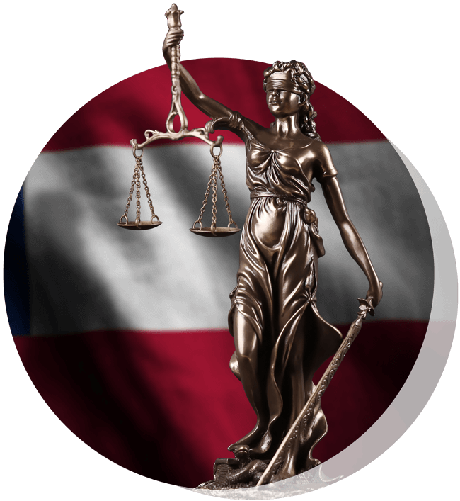 Lady justice holding scales of justice